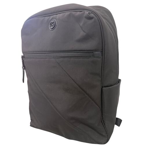 Joan & David Black Nylon Laptop Bag Backpack Travel Diaper Bag Hiking READ - Picture 2 of 13